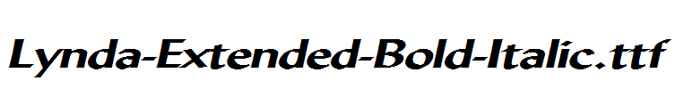 Lynda-Extended-Bold-Italic.ttf