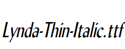 Lynda-Thin-Italic.ttf