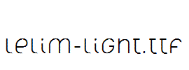 lelim-Light.ttf