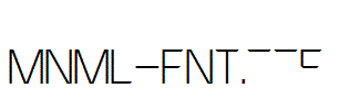 MNML-FNT.ttf