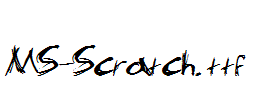 MS-Scratch.ttf