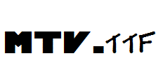 MTV.ttf