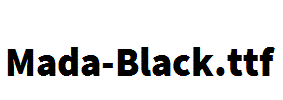 Mada-Black.ttf