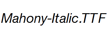 Mahony-Italic.ttf