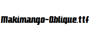 Makimango-Oblique.TTF