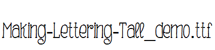 Making-Lettering-Tall_demo.ttf
