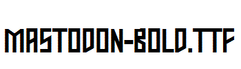 Mastodon-Bold.otf