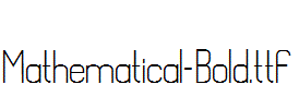 Mathematical-Bold.ttf