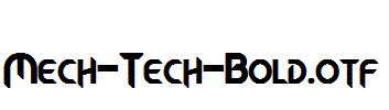 Mech-Tech-Bold.otf