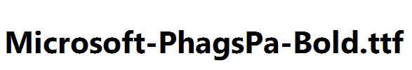 Microsoft-PhagsPa-Bold.ttf