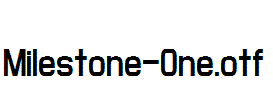 Milestone-One.otf