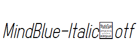 MindBlue-Italic.otf
