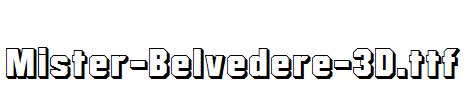 Mister-Belvedere-3D.ttf