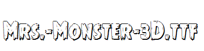 Mrs.-Monster-3D.ttf