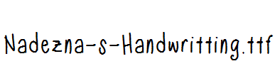 Nadezna-s-Handwritting.ttf