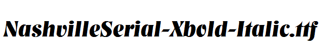 NashvilleSerial-Xbold-Italic.ttf