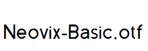 Neovix-Basic.otf