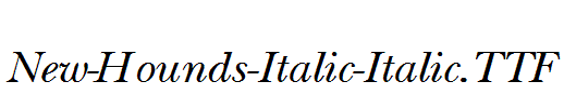 New-Hounds-Italic-Italic.ttf