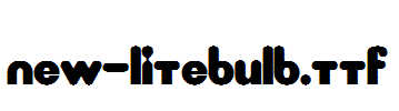 New-LiteBulb.ttf