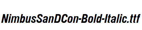 NimbusSanDCon-Bold-Italic.ttf