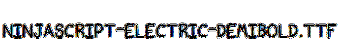 Ninjascript-Electric-DemiBold.ttf