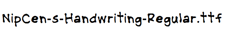 NipCen-s-Handwriting-Regular.ttf