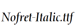 Nofret-Italic.ttf