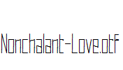 Nonchalant-Love.otf