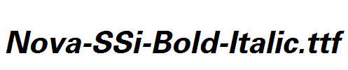 Nova-SSi-Bold-Italic.ttf