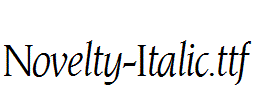 Novelty-Italic.ttf