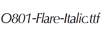 O801-Flare-Italic.ttf