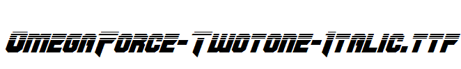 OmegaForce-Twotone-Italic.ttf