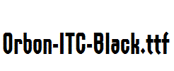 Orbon-ITC-Black.ttf