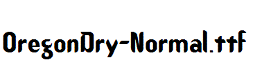 OregonDry-Normal.TTF