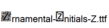 Ornamental-Initials-Z.ttf