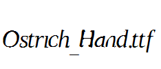 Ostrich_Hand.ttf