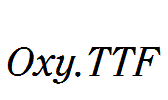Oxy.ttf