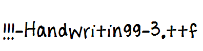fonts !!!-Handwritingg-3.ttf