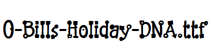 fonts 0-Bills-Holiday-DNA.ttf