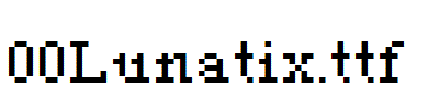 fonts 00Lunatix.ttf