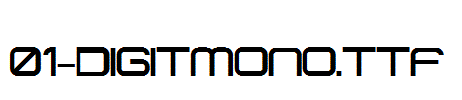 fonts 01-DigitMono.ttf