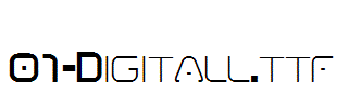 fonts 01-Digitall.ttf