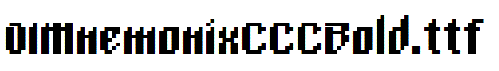 fonts 01MnemonixCCCBold.ttf