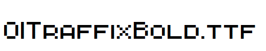 fonts 01TraffixBold.ttf