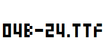 fonts 04b-24.ttf