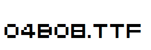 fonts 04b08.ttf