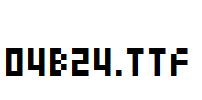 fonts 04b24.ttf