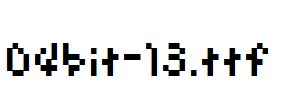 fonts 04bit-13.ttf