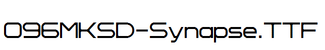 fonts 096MKSD-Synapse.ttf
