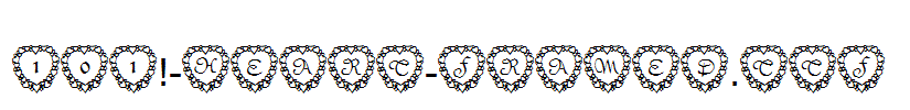 fonts 101!-Heart-Framed.ttf